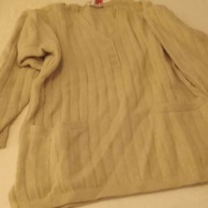 Clearance!  Limited hip length neutral sweater